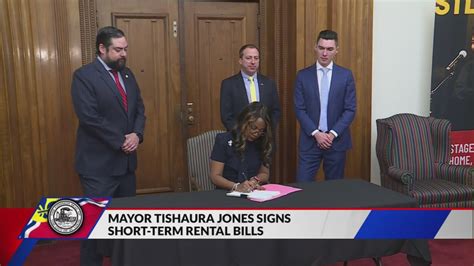 Tishaura Jones sings short-term rental bills
